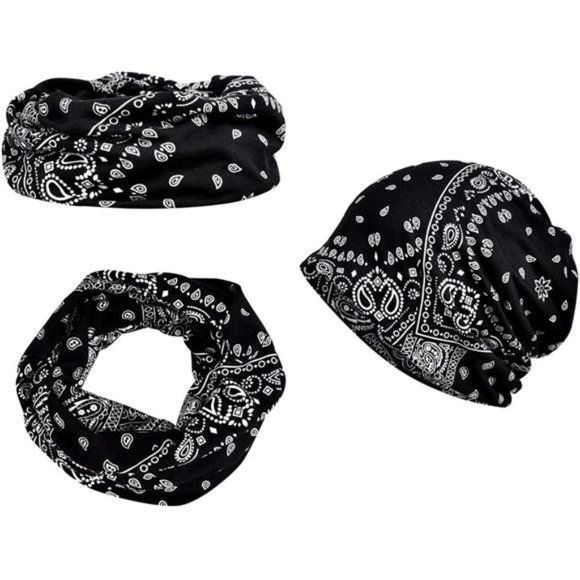 4 PCS Women Baggy Slouchy Beanie Chemo Hat Cap Slouchy Snood Hat Cancer Headwear - Picture 3 of 8